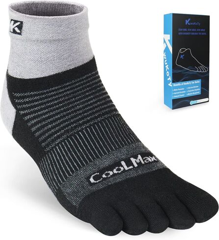 3 أزواج Coolmax Core Cushioned Lightweight Sport Toe الجوارب الجوارب ربع الجوارب in Kuwait