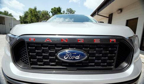 Grille Letter Inserts - Compatible with 2019-2023 Ranger Gloss White in Saudi Arabia