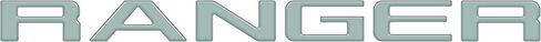 Grille Letter Inserts - Compatible with 2019-2023 Ranger Gloss White in Saudi Arabia