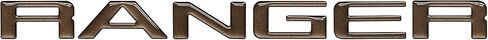Grille Letter Inserts - Compatible with 2019-2023 Ranger Gloss White in Saudi Arabia