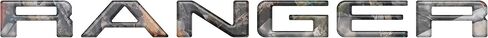 Grille Letter Inserts - Compatible with 2019-2023 Ranger Gloss White in Saudi Arabia