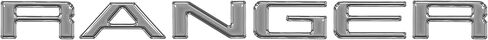 Grille Letter Inserts - Compatible with 2019-2023 Ranger Gloss White in Saudi Arabia