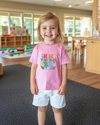 Toddler Kids First Day of Preschool Shirt Pre K Shirts for Girls Boys Hello Prek Tshirt Back to School Cotton Tee 2T 3T 4T in Saudi Arabia