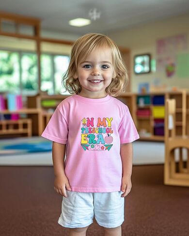 Toddler Kids First Day of Preschool Shirt Pre K Shirts for Girls Boys Hello Prek Tshirt Back to School Cotton Tee 2T 3T 4T in Saudi Arabia