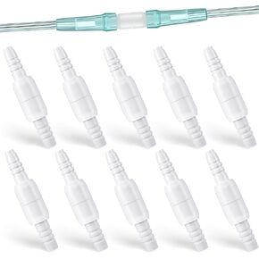 Geiserairailie 10 حزمة موصل دوارة أنابيب الأكسجين ، موصل قنية خرطوم 360 درجة تجنب تشابك الأنبوب ، دليل تسرب ضمان تدفق سلس للأكسجين ، ملحقات مركزة الأكسجين المنزلية in Kuwait