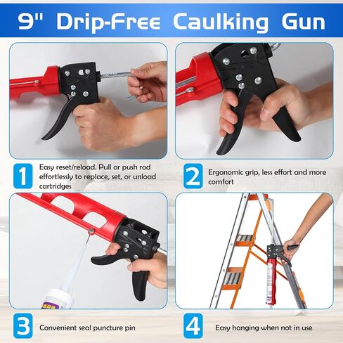 Caulking Tool Kit Silicone Sealant Finishing Tool Set Silicone Profiling Kit Grout Sealing Silicone Smoother Caulk Application Tool for Kitchen Bathroom Floor Window Sink Joint Toilet in Saudi Arabia