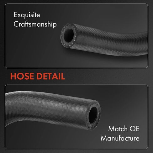 A-Premium Power Steering Return Line Hose Assembly Compatible with Honda Prelude 1997-2001 Rack to Intermediate in Saudi Arabia