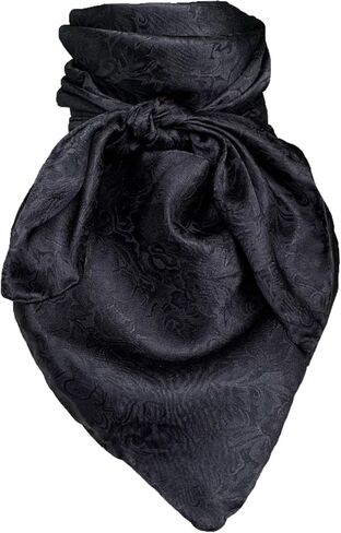 Wyoming Traders 20" Equestrian Horse Reining 100% Silk Cowboy Bandana Wild Rag Scarf XSmall Mini in Saudi Arabia