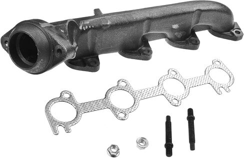 A-Premium 2PCS Left & Right Exhaust Manifold Kits W/Gaskets & Studs & Nuts [8Cyl 5.4L] Compatible with Ford F-150 1999-2003, F-150 Heritage 2004, F-250 1999, Expedition 1999-2002, Replace# 2L1Z9431CA in Saudi Arabia
