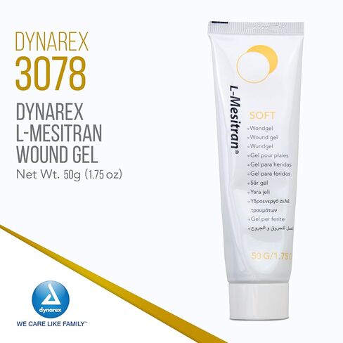 Dynarex Honey L-mesitran Soft Wound Healing Gel with Medical Grade Honey, 1.75 Ounces, 24 Count in Saudi Arabia