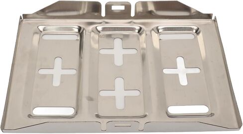Battery Tray, Stainless Steel Sturdy Reliable Battery Mounting Tray with Fixing Screws Universal for Car, 7.6 x 11.2 inch in Saudi Arabia