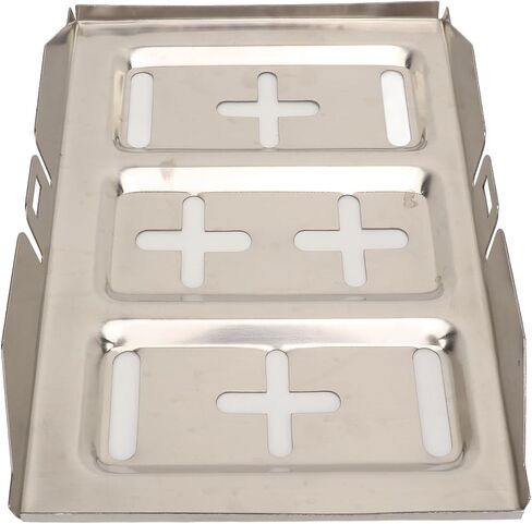 Battery Tray, Stainless Steel Sturdy Reliable Battery Mounting Tray with Fixing Screws Universal for Car, 7.6 x 11.2 inch in Saudi Arabia