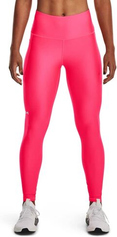 Under Armour Womens HeatGear Armour High Waisted No Slip Ankle Leggings, (683) Pink Shock / / White, 2X Tall in Kuwait