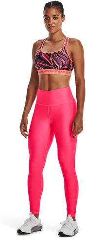 Under Armour Womens HeatGear Armour High Waisted No Slip Ankle Leggings, (683) Pink Shock / / White, 2X Tall in Kuwait