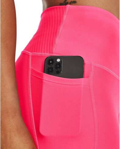 Under Armour Womens HeatGear Armour High Waisted No Slip Ankle Leggings, (683) Pink Shock / / White, 2X Tall in Kuwait