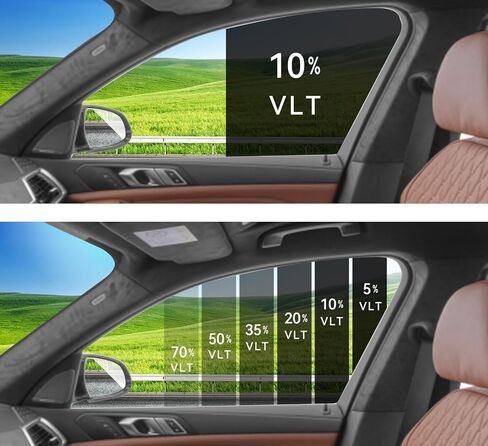 Precut Windows Tint Film All Sides Cars Sun Blocking Protection Privacy Anti Shatter Glass 2 Ply Film Any Tint Shade kit for Toyota Sienna 1998-2003 in Saudi Arabia