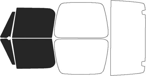precut جميع الجوانب Windows Tint Cars Sun Flocking Forcing Protecty Privacy Anti Shatter Glass Film أي مجموعة الظل الصبغة لجيب Wrangler YJ 1987-1995 in Kuwait