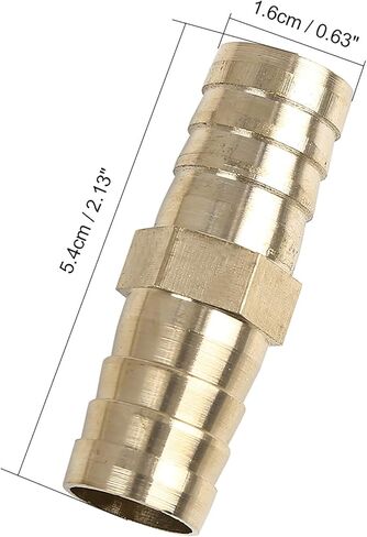X AUTOHAUX 14mm Brass Barb Hose Fitting Straight Connector Adaptor for Air Water Gas Oil in Saudi Arabia