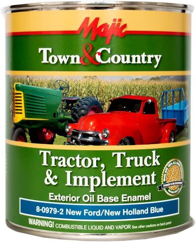 Majic Paints 8-0951-2 Town & Country Tractor ، Truck & Perfect Base Paint ، 1-Quart ، I.H. أبيض in Kuwait