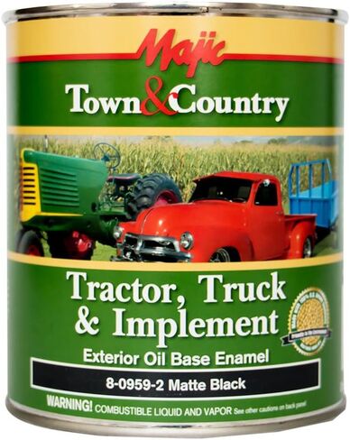 Majic Paints 8-0951-2 Town & Country Tractor ، Truck & Perfect Base Paint ، 1-Quart ، I.H. أبيض in Kuwait