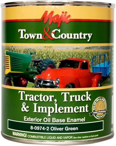 Majic Paints 8-0951-2 Town & Country Tractor ، Truck & Perfect Base Paint ، 1-Quart ، I.H. أبيض in Kuwait