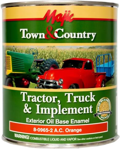 Majic Paints 8-0951-2 Town & Country Tractor ، Truck & Perfect Base Paint ، 1-Quart ، I.H. أبيض in Kuwait