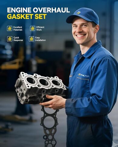 حشية رأس أسطوانة Philtop 26229PT لجيب ليبرتي 2002-2012 ، RAM 1500 ، 2004-2010 Grand Cherokee ، Dakota ، Durango ، 2006-2011 Commander ، Raider ، Nitro ، 2011 Dakota in Kuwait