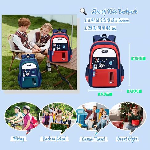 MITOWERMI Astronaut Backpack for Boys School Bags Space Kids Backpack for School Elementary Book Bags Girls Lightweight Travel Back Packs Black in Saudi Arabia