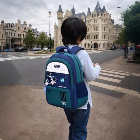 MITOWERMI Astronaut Backpack for Boys School Bags Space Kids Backpack for School Elementary Book Bags Girls Lightweight Travel Back Packs Black in Saudi Arabia