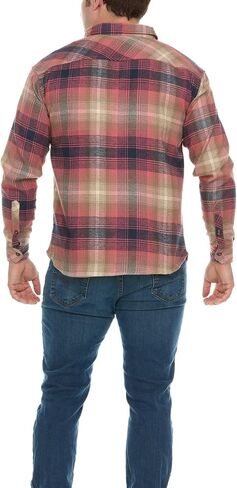 قميص Billabong Plaid Flaid للرجال ، والأزرار الكبيرة والطول أسفل القمصان للرجال in Saudi Arabia