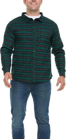 قميص Billabong Plaid Flaid للرجال ، والأزرار الكبيرة والطول أسفل القمصان للرجال in Saudi Arabia