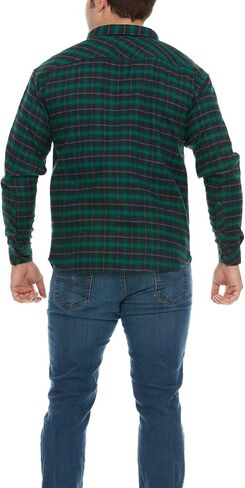 قميص Billabong Plaid Flaid للرجال ، والأزرار الكبيرة والطول أسفل القمصان للرجال in Saudi Arabia