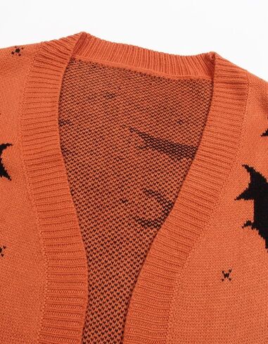 Alsol Lamesa Women's Long Sleeve Cute Cardigan Sweaters V Neck Open Front Ribbed Knit Valentines Sweaters Coat in Kuwait