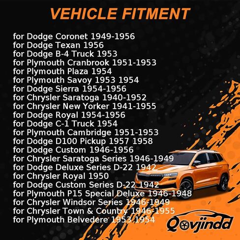 Rear Upper Drum Brake Wheel Cylinder Kit for Dodge B-4 Truck,C-1 Truck,C-3,C-4,D100 Pickup 1953 1954 1955 1956 1957 1958 Replacement 947580 1x in Kuwait