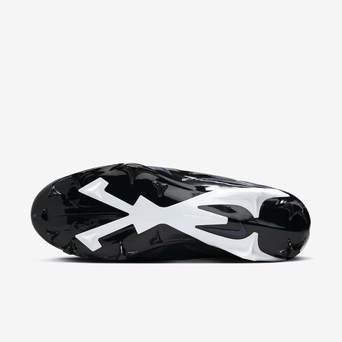 Nike Alpha Menace 4 Pro Football Cleats (FD7037-401 ، Midnight Navy/Metallic Silver) Size 7.5 in Saudi Arabia