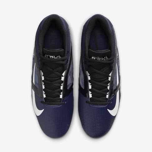 Nike Alpha Menace 4 Pro Football Cleats (FD7037-401 ، Midnight Navy/Metallic Silver) Size 7.5 in Saudi Arabia
