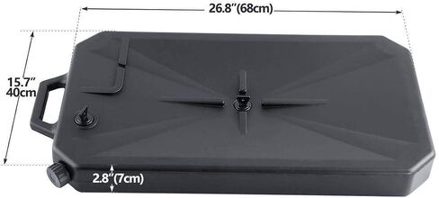 Slmoto Oil Drain Pan ، ABS LOW PLEFT W/SPOUT FIT for Harley Davidson Road King Electra Street Road Glide Ultra Limited Heritage Softail Fat Bob Cvo Tri Glide Honda Yamaha Kawasaki in Saudi Arabia