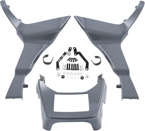 Side Fairing Chin Spoiler Cover Gunship Gray ABS Plastic Left Right Front for CVO 2018-2022 for 2017-2022 901-76879 in Saudi Arabia