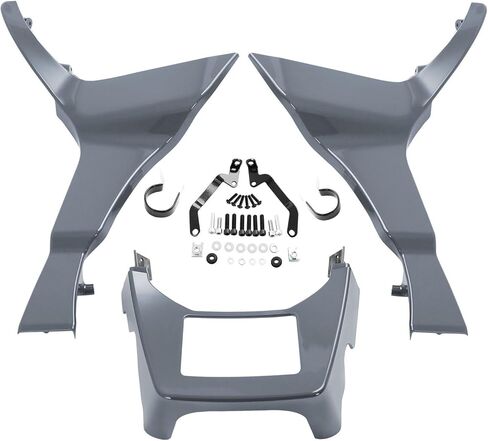 Side Fairing Chin Spoiler Cover Gunship Gray ABS Plastic Left Right Front for CVO 2018-2022 for 2017-2022 901-76879 in Saudi Arabia