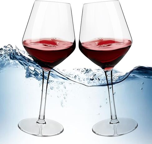 MICHLEY Unbreakable Stemmed Wine Glass 100% Tritan Plastic Dishwasher available Glassware 15 oz, Set of 2 in Kuwait
