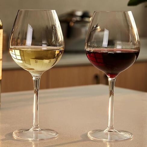 MICHLEY Unbreakable Stemmed Wine Glass 100% Tritan Plastic Dishwasher available Glassware 15 oz, Set of 2 in Kuwait