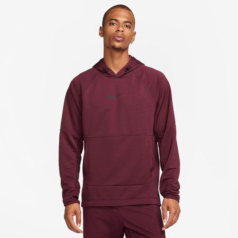 Nike Men's Dri-Fit Fleece Fitness Pulover (DV9821-010 ، Black/Iron Gray) Size XX-Large in Saudi Arabia