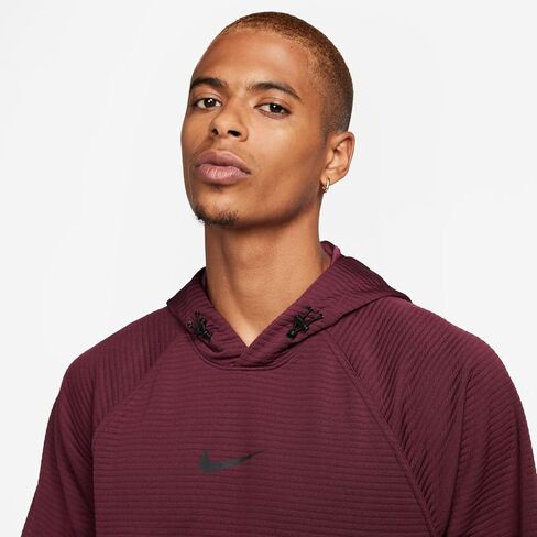 Nike Men's Dri-Fit Fleece Fitness Pulover (DV9821-010 ، Black/Iron Gray) Size XX-Large in Saudi Arabia