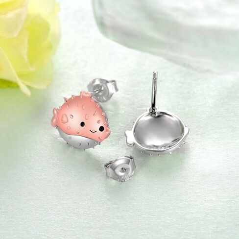 Chinchilla Earrings 925 Sterling Silver Animal Earrings Jewelry Gift for Women in Saudi Arabia