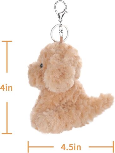 مشمش Lamb ألعاب لطيف plushpuppy حشو سلسلة مفاتيح ناعمة لليس in Kuwait