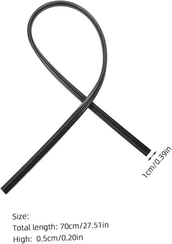 PRETYZOOM 4pcs Frameless Windshield Wiper Strips Replacement Wiper Inserts for Rain and Debris Easy Installation for Enhanced Driving Safety in Saudi Arabia