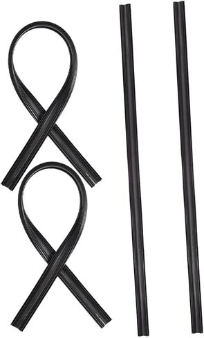 4pcs Frameless Windshield Wiper Refills Rubber Wiper Strips for Car Universal Fit Auto Blades Replacement in Saudi Arabia