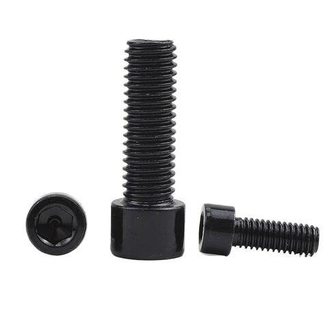 Grade 8.8 Black Hex Socket Cap Screw Set - 2-30pcs M3 M4 M5 M6 M8 M10 Socket Cap Screws for Furniture Mounting (10mm, M6 5pcs) in Kuwait