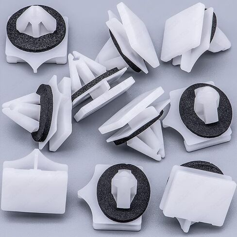 Rexka 10pcs Rocker Molding Clip for Ford W716503-S300 Fusion Lincoln MKZ in Saudi Arabia