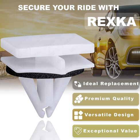 Rexka 10pcs Rocker Molding Clip for Ford W716503-S300 Fusion Lincoln MKZ in Saudi Arabia